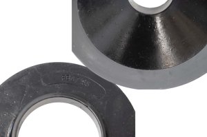 Jeep Unlimited Coil Spring Spacer Kit - Front + Rear - Fishbone Offroad - 0.75In Lift - Black - `07-`18